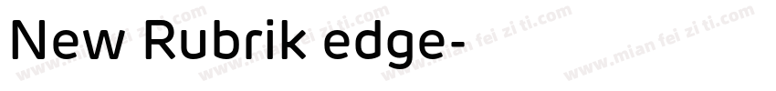 New Rubrik edge字体转换